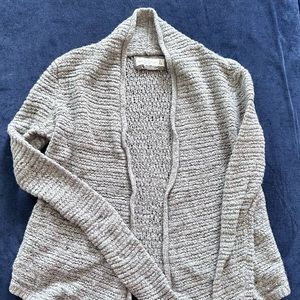 Grey Wool A&F Cardigan